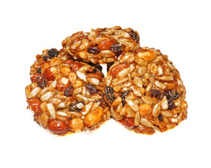 Kozinaki (national Georgian sweetness - nuts in honey) is isolat