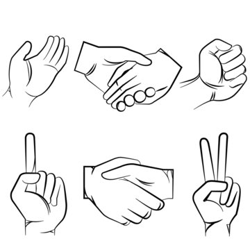 handshake sign, hand gesture