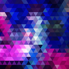 Disco triangle background