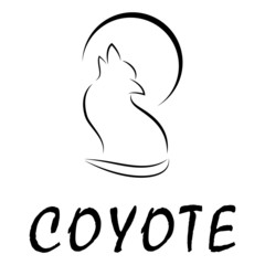 Coyote logo mock up