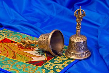 two Tibetan ritual bells