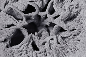 Abstract gray texture mold