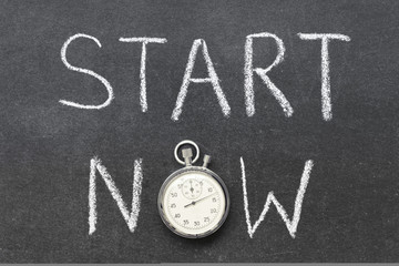 start now