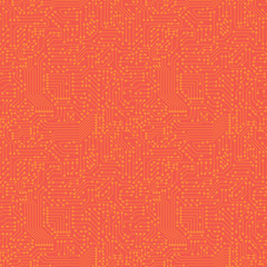 Seamless pattern. Computer circuit board.