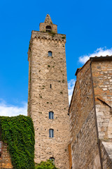 Fototapeta na wymiar San Gimignano - Siena Tuscany Italy