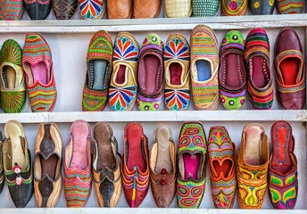 Schilderijen op glas Ethnic shoes © pikoso.kz