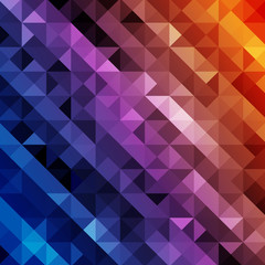 Obraz premium retro style geometric pattern