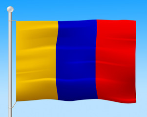 Columbia Flag Shows South American And Countries