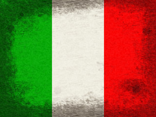 Flag Italy Shows Blank Space And Copy