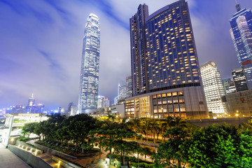 Fototapeta premium office building at night