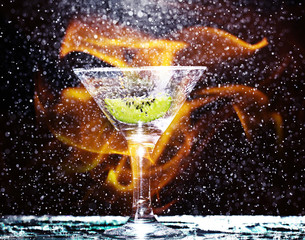 alcohol fresh cocktail kiwi green