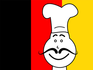 Chef Germany Represents Cooking In Kitchen And Catering