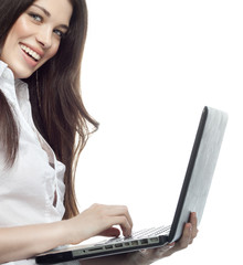 Naklejka premium woman beauty