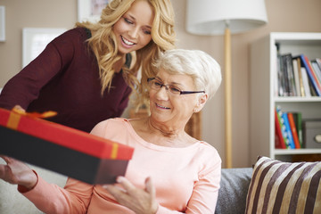 I like to surprise my sweetheart grandma