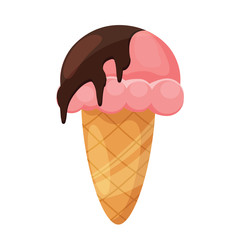 Vector Ice Cream Flat Icon