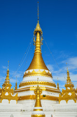 Fototapeta premium Art detail, Wat jongklang-jongkha, Maehongson