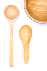 wooden kitchen utensils