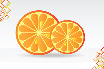 Juicy orange background