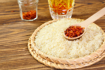 Saffron and rice