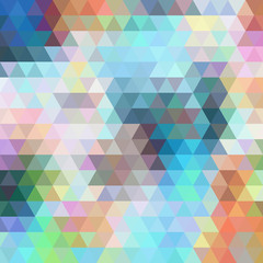 Multicolor Abstract Background Consisting of Triangles