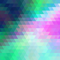 Multicolor Abstract Background Consisting of Triangles