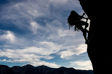 Rock climbing