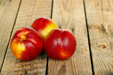 three nectarines