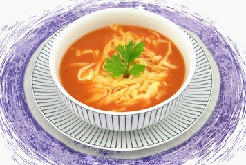 tomato soup with pasta