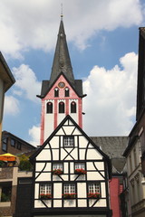 Fototapeta na wymiar Kempen, , Kreis Viersen, Thomaskirche,FAchwerkh.