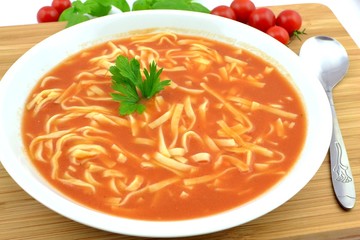 tomato soup with pasta