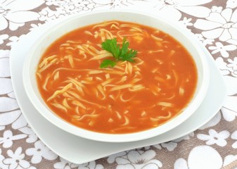 tomato soup with pasta