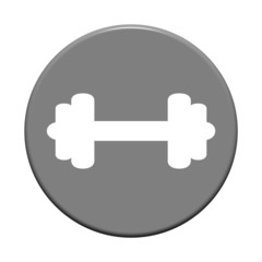 Button rund: Hantel