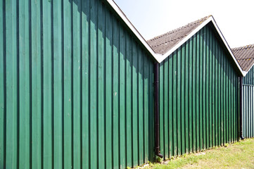 Obraz premium Fishing Huts