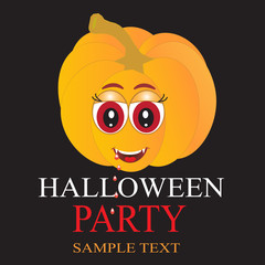 Хеллоуин. Тыква. Праздник. Плакат.