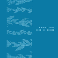 Blue vines stripes textile textured vertical frame seamless