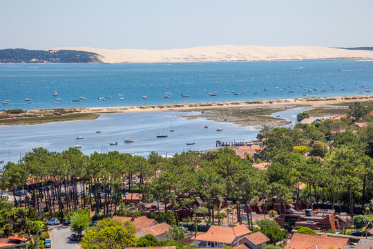 La dune du Pilat depuis le phare de Cap Ferret