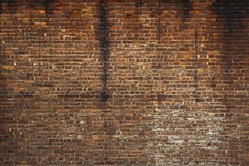 Obraz premium the old red brick wall