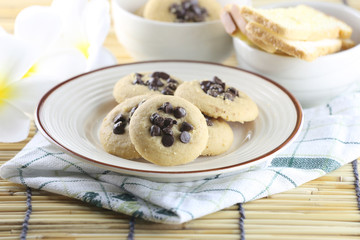 chocolate chip cookies.