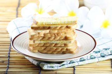 baking bread of butter.