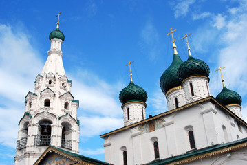 Fototapeta na wymiar Church of Elijah the Prophet in Yaroslavl (Russia).