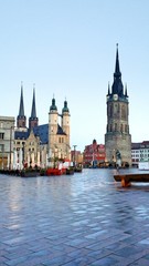 Fototapeta premium Halle Marktplatz