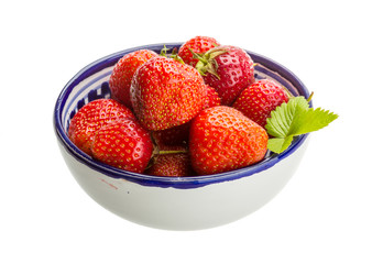 Strawberry in the bowl