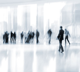 Obraz premium group of people in the lobby business center