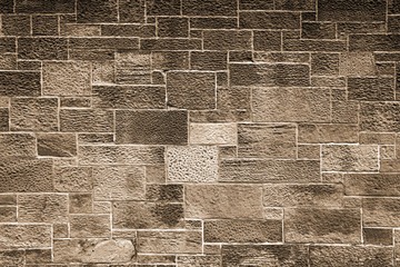 the old  brick wall