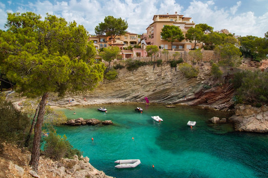 Bucht in Cala Fornells
