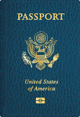 Naklejka premium US passport
