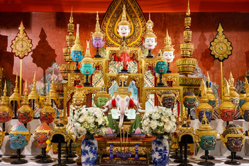 Hua Khon (Thai Traditional Mask) Used in Thai Ramayana Dance