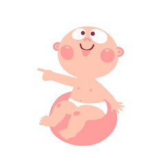 Funny baby.