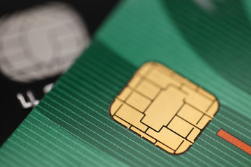 Credit cards close up