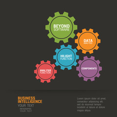 Business infographic concopt